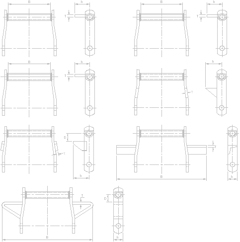 Welded Steel Drag Chains with Attachments