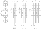 LL Series Leaf Chains