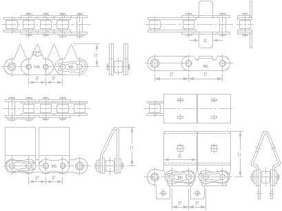 Special Stainless Steel Roller Chains