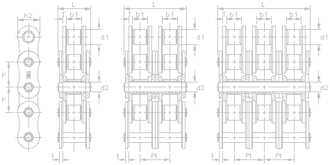 Marine Engine Roller Chain