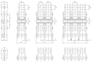 Oil Field Chains: Simplex, Duplex and Triplex